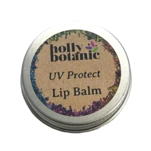 UV Lip Balm lid on - protect against sun damage