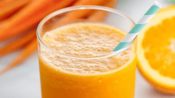 Orange, Ginger, Carrot and Turmeric Juice