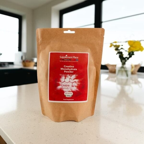 Creatine monohydrate powder lifestyle image