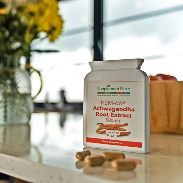 KSM-66 Ashwagandha root extract, lifestyle image.