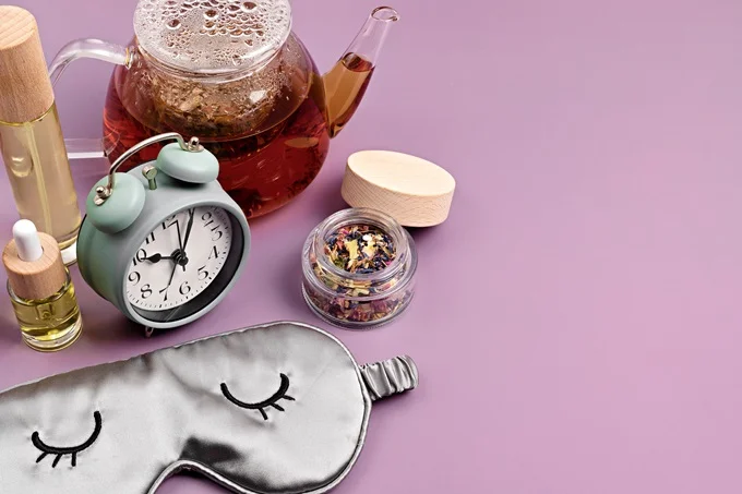 Natural supplements, herbal teas and aromatherapy to achieve a good nights sleep.