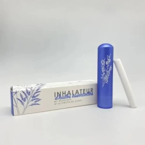 Blue personal diffuser with box and cotton insert