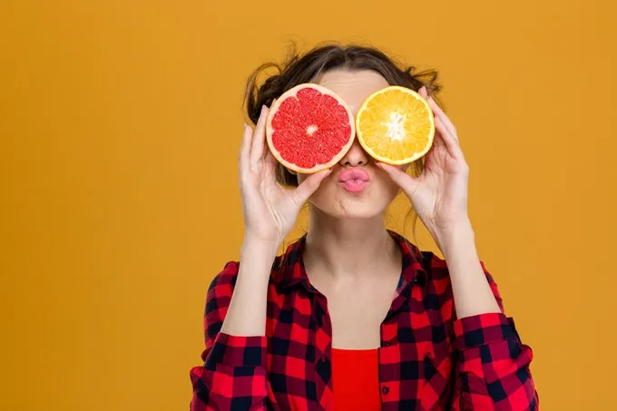Foods containing Vitamin C include broccoli, oranges, blueberries and spinach.