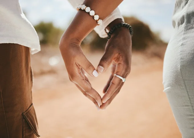 hands making heart