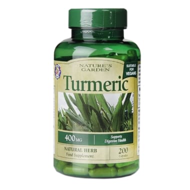 Nature's Garden Turmeric 400mg 200 Capsules