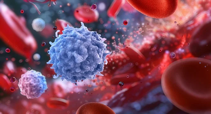 Leukocytes, also known as white blood cells, circulate in the blood stream and activate as a response to injury or pathogens.