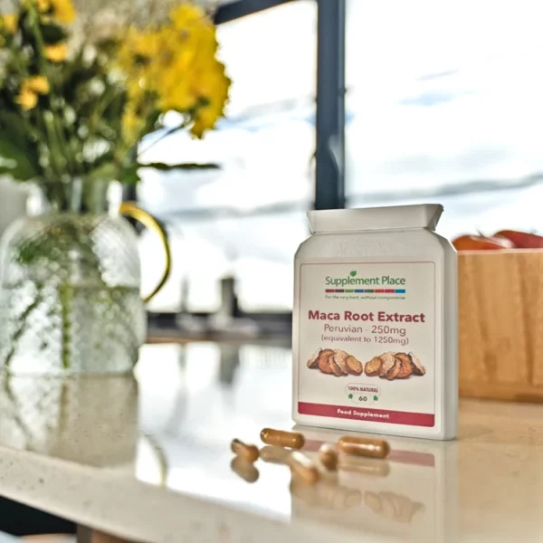 Maca root extract lifestyle image.