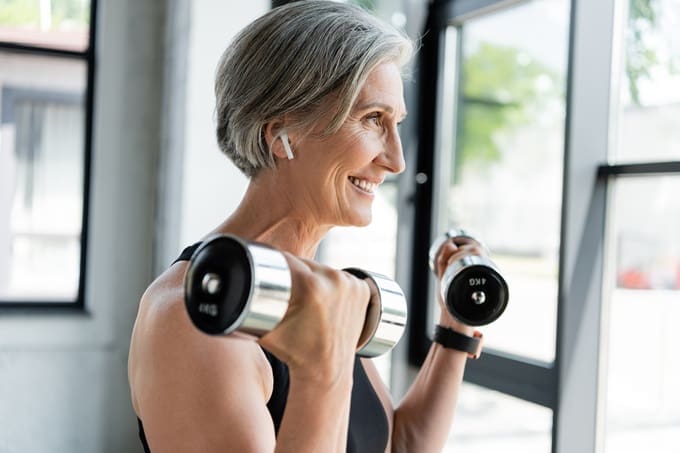 Supplementing with Creatine in combination with resistance training can support increased lean tissue mass in over 50's.