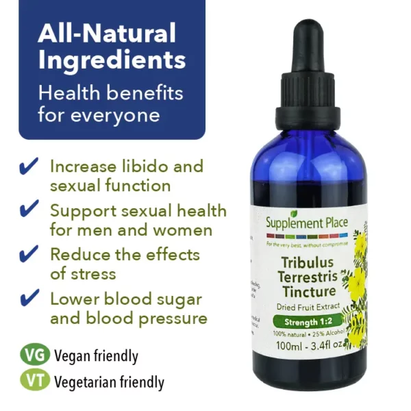 Tribulus Terrestris Tincture Benefits Image.