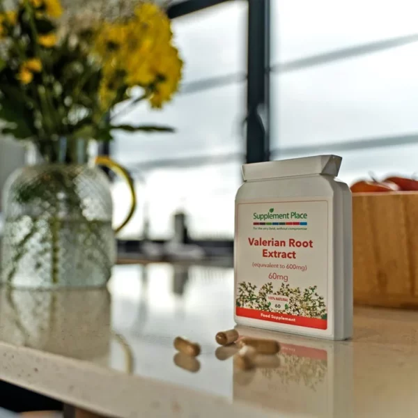 Valerian root extract lifestyle image.