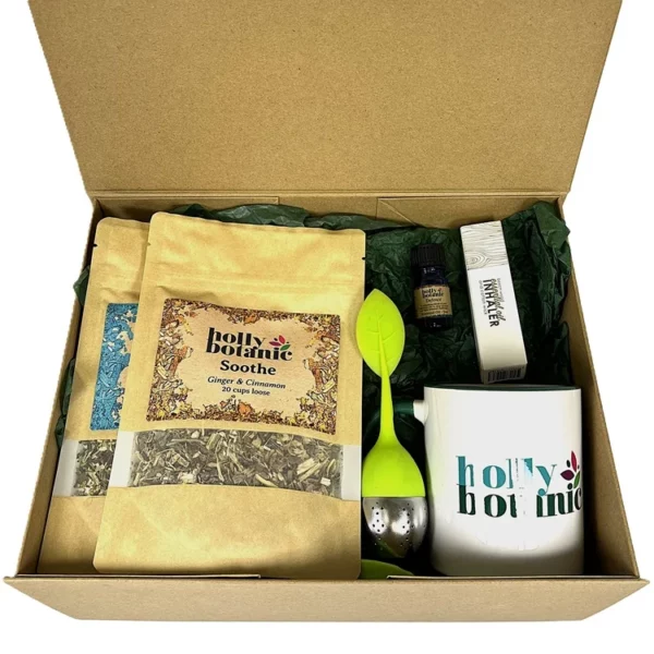 Immune support gift, ready made gift set in reusable cardboard gift box