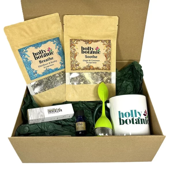 Immune support gift set in a magnetic-close gift set