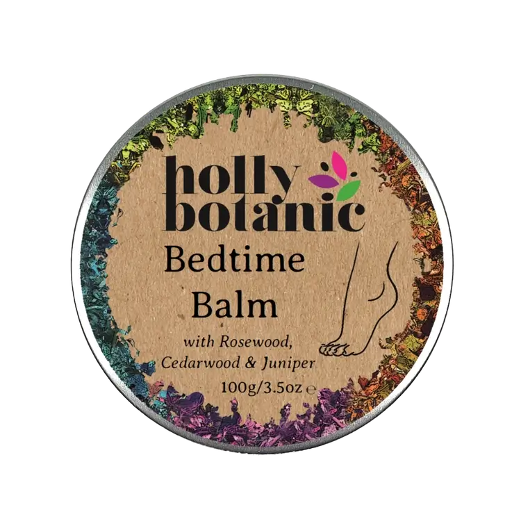 Bedtime balm with rosewood, cedarwood and juniper. 100g aluminium, recyclable tin.