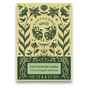 First Aid Herbal Garden Seeds - 9 packets of seeds to grow your own first aid kit.