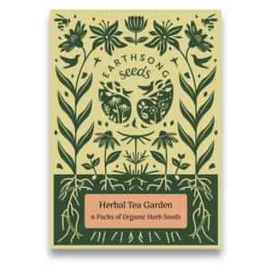 Harbal Tea Garden organic herb seeds. A selection of herbs to make delicious, healthy infusions offering health and wellbeing benefits.
