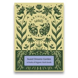 Sweet Dreams Garden organic herb seeds. A selection of herb seeds to sow, grow and harvest to help relax and sleep.
