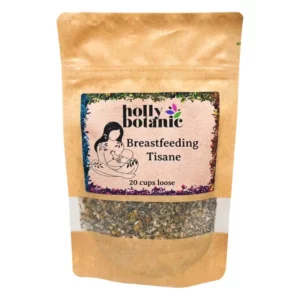 Breastfeeding tisane, loose available in different sizes. Supplied in a resealable pouch.