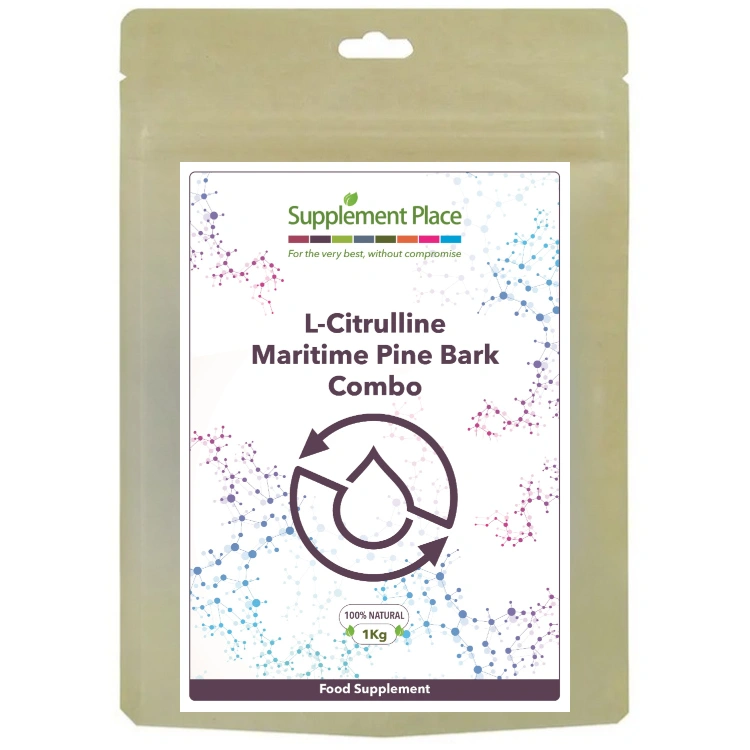 Combo powder, L-Citrulline and pine bark extract. 1kg pouch.