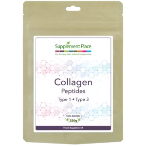 Bovine collagen peptides powder - pure. Made from beef hide from grass-fed cattle. Halal and kosher certified, pure collagen.