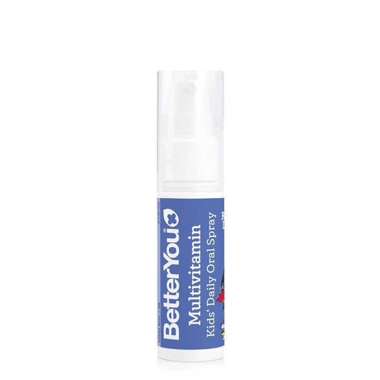 BetterYou Multivitamin Kids Oral Spray 25ml. Chocolate & Marshmallow flavour spray with 32 doses. Suitable for vegans. Open
