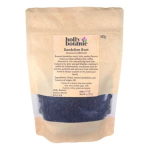 Dandelion Root supplied in recyclable, heat-sealed pouches. Available in small, medium or large.